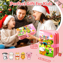 GOLIYEAN Montessori Busy Book portable travel case keeps toddlers engaged during travel