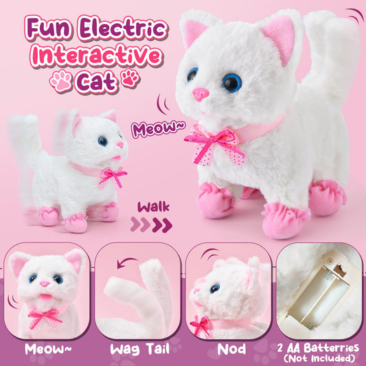Golray cat care playset with bowls and feeders supports nurturing role-play.
