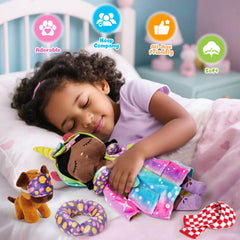 Golray eye mask and neck pillow set for the doll's sleeping routine.