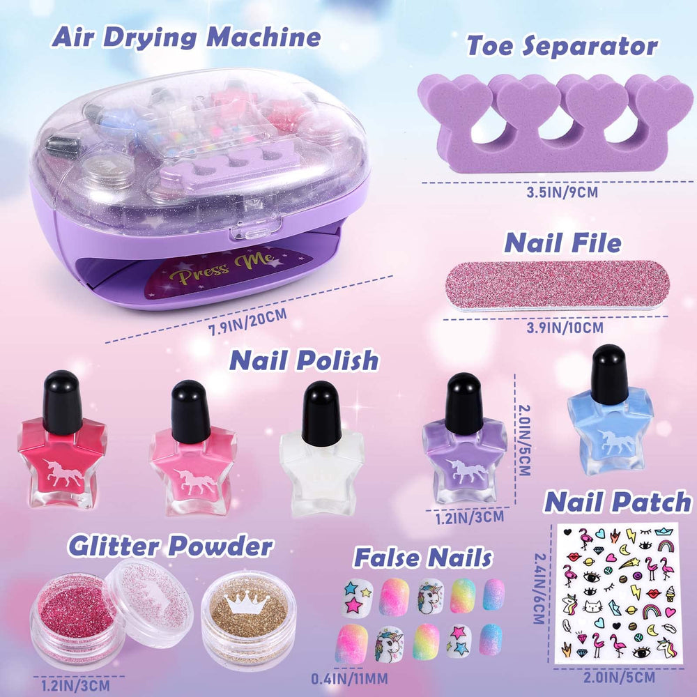 Golray false nails pack offers quick manicure options for imaginative play.