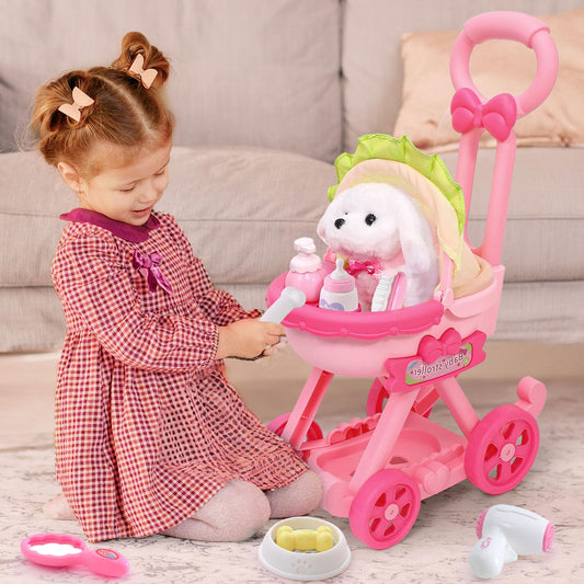 Golray interactive puppy walks and barks, adding lifelike pet moments.