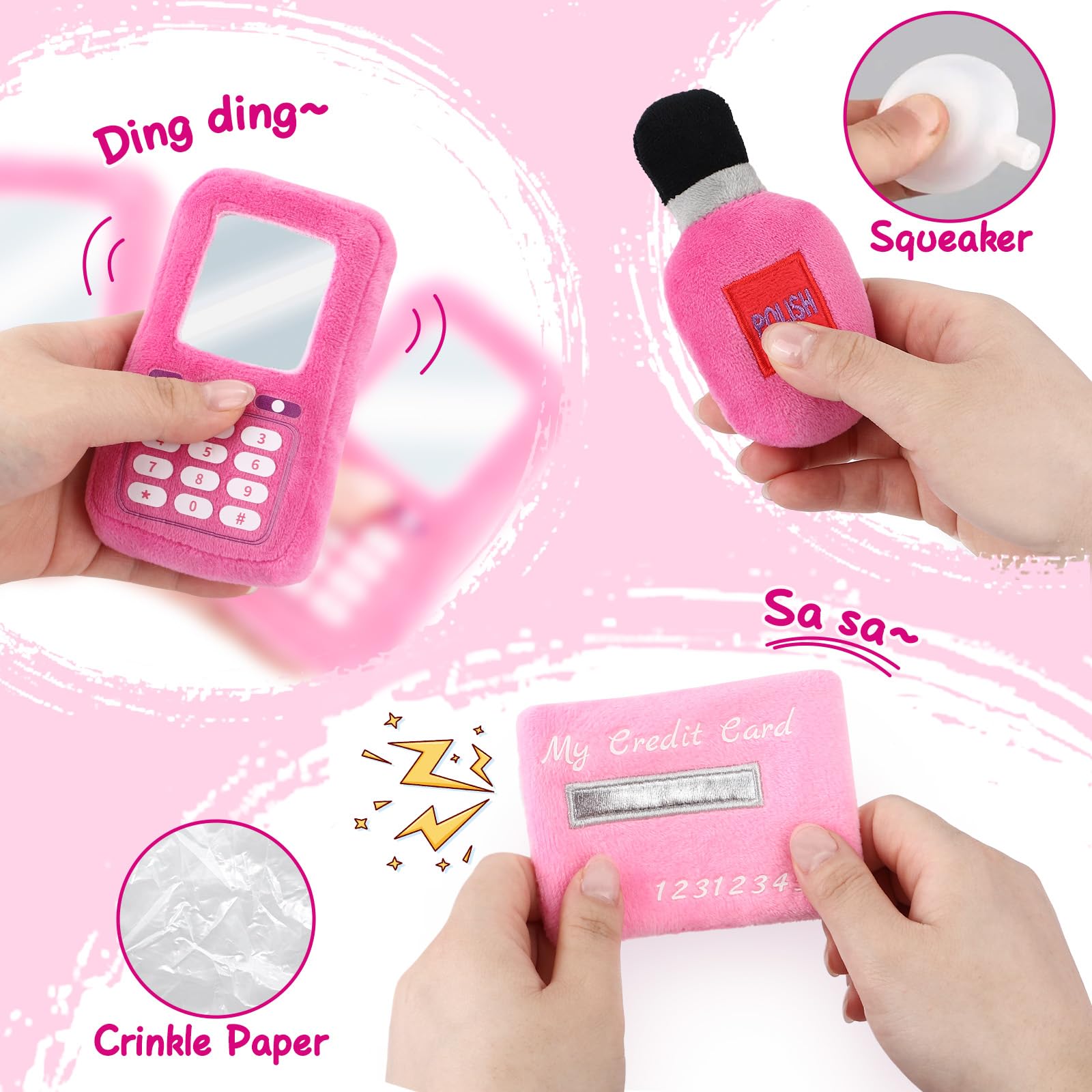 Golray mini keys with crinkle sounds spark fine motor play
