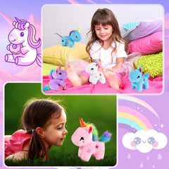 5-inch Golray unicorn plush with pastel hues for charming accents.
