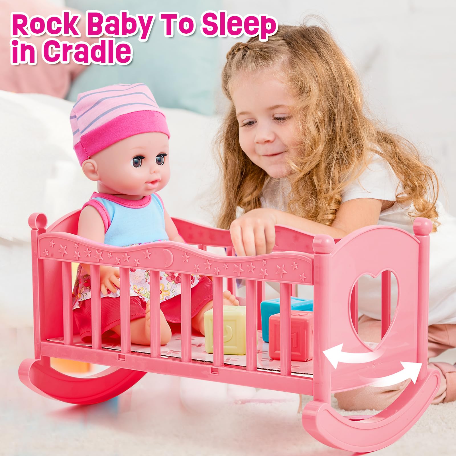 Golray portable diaper bag keeps doll accessories organized on the go.
