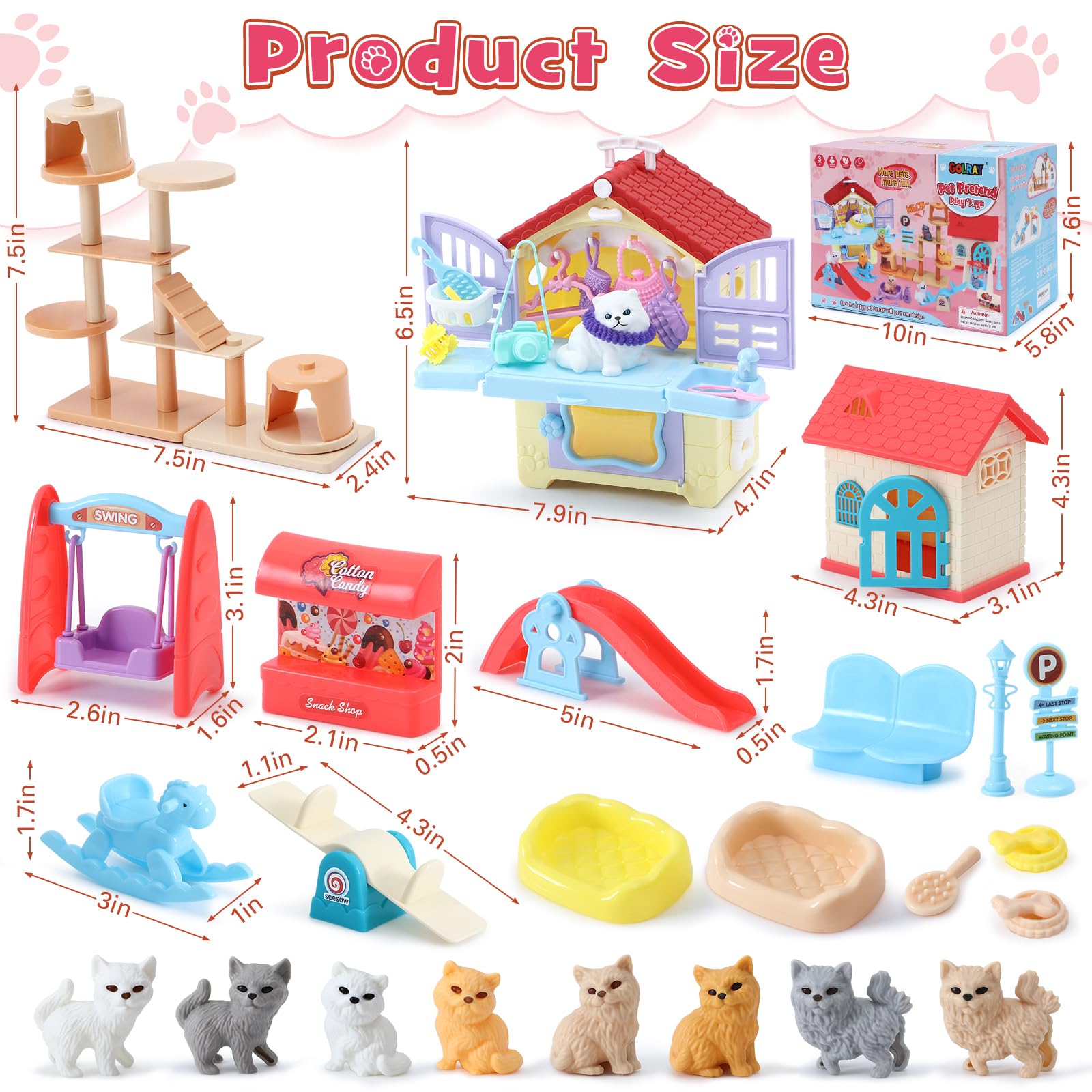 Golray rocking horse and swing for gentle motion during play