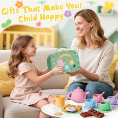 Golray resin cookies add realistic visuals for multi-child tea parties.