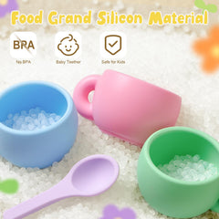 Golray teacups with coasters supporting shared tea time and tidy organization.