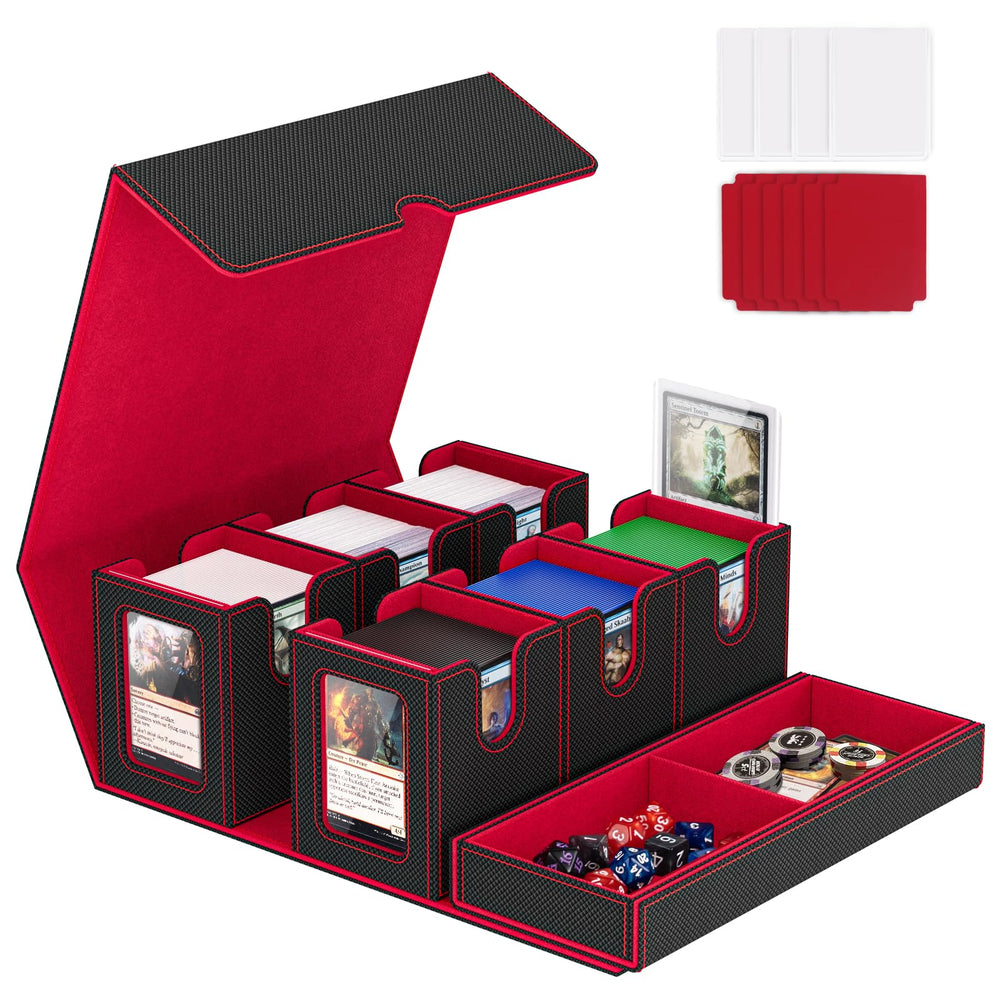 Gomyrod 7-in-1 deck box overview showing organized storage and display options