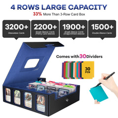 Gomyrod four-row interior layout for quick card access and organization