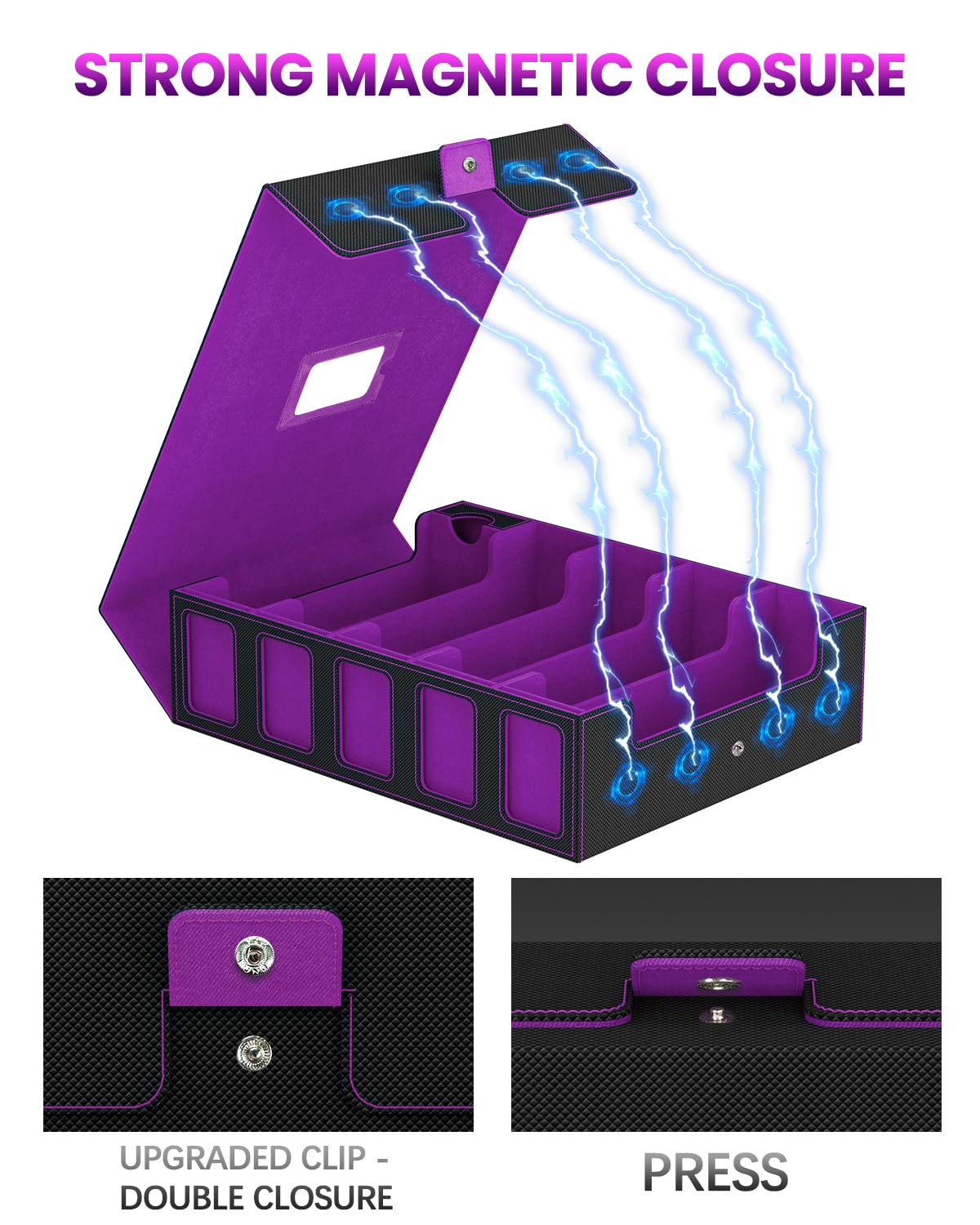Gomyrod magnetic lid doubles as a playmat ready surface for setup.