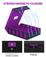Gomyrod magnetic lid doubles as a playmat ready surface for setup.