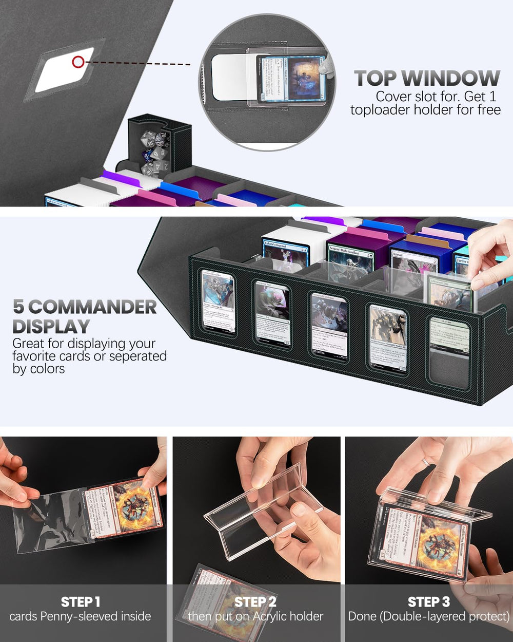 Gomyrod portable handle enables easy transport to tournaments.