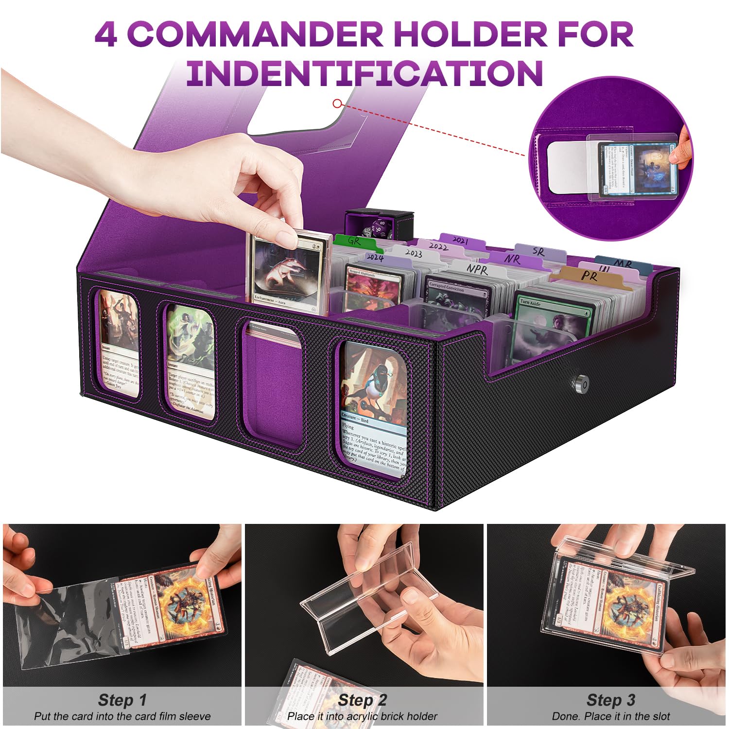 Gomyrod box features water-resistant PU leather and microfiber interior for protection.
