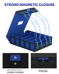 Gomyrod storage box handle enables portable play at events.