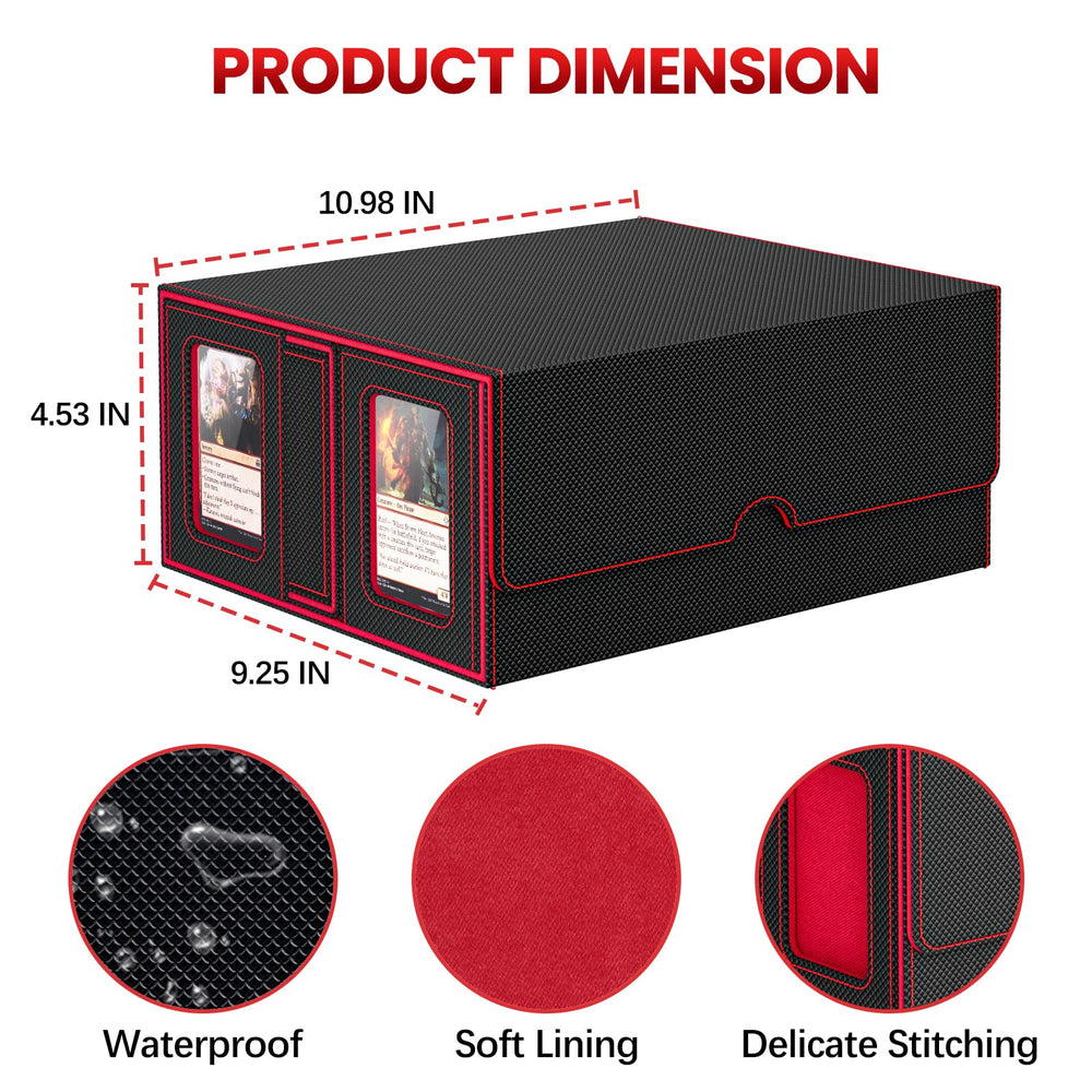 Gomyrod waterproof PU leather exterior highlighting durable card protection