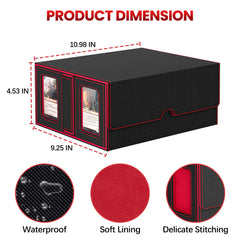 Gomyrod waterproof PU leather exterior highlighting durable card protection