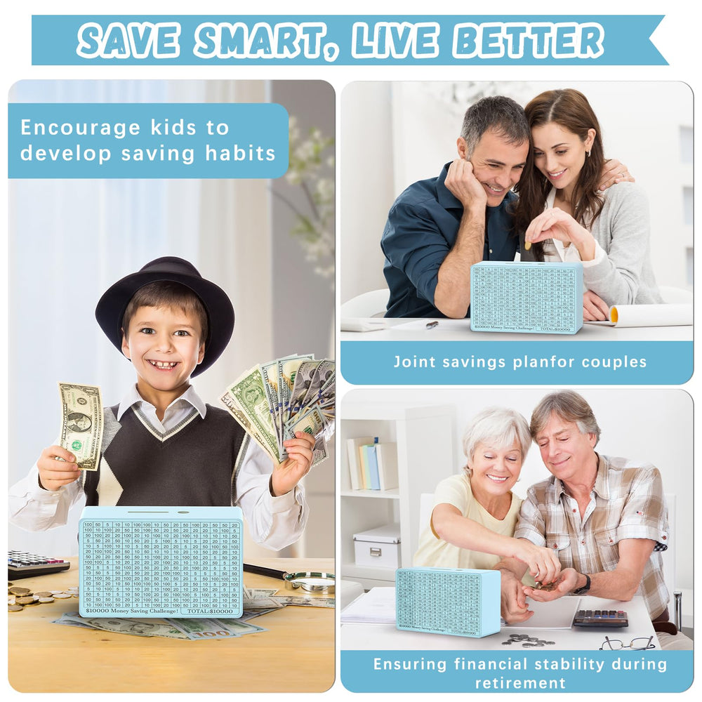 Gomyrod wooden money box side view shows compact desk-friendly size