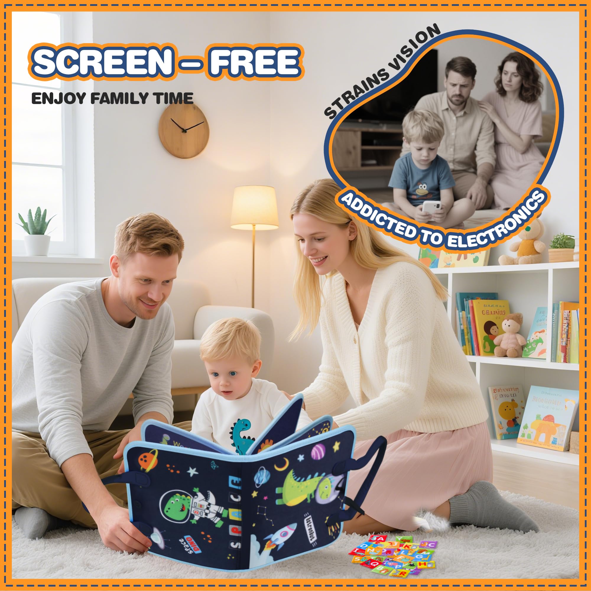 GONINO Soft felt design with secure stitching, gentle on hands and built for everyday play.