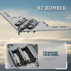 Assorted accessories and missiles included with the Gonli B-2 kit, ready for mission scenes.