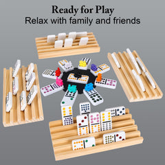 Gonoelec Mexican Train Dominoes Set gift-ready packaging appeals to shoppers.
