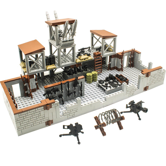 Gonsausola guard tower defence base enables scalable action scenes for kids