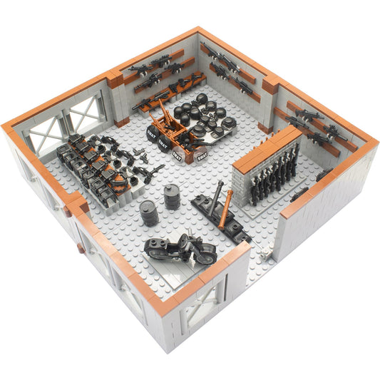 Gonsausola military base-defensive-walls highlights flexible layout for scene-building