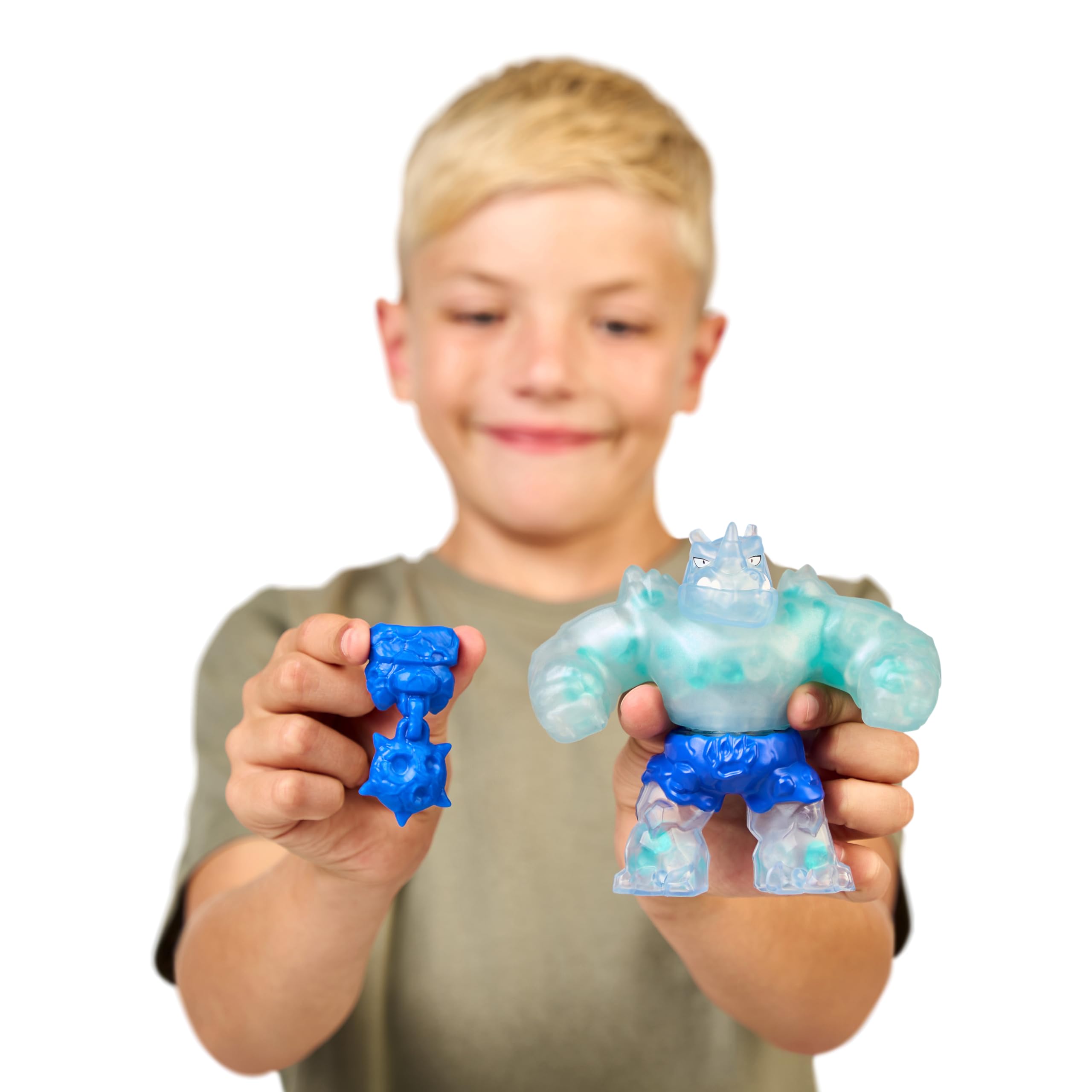 Goo JIT Zu Meteor Madness Rhinostone rare hero in bold action pose for playtime.