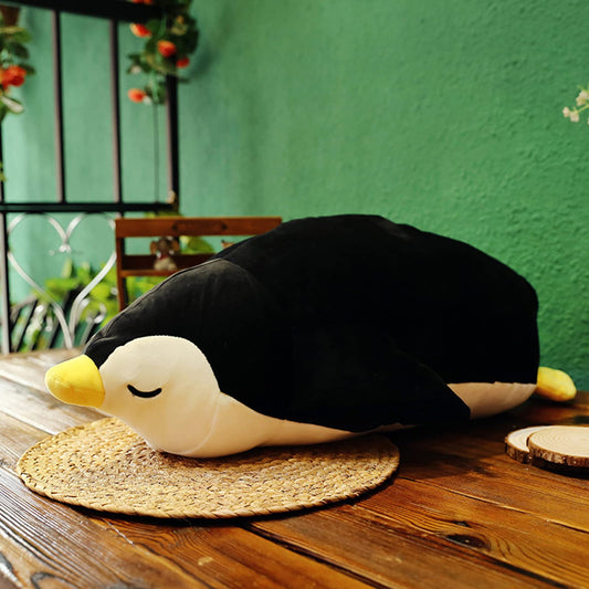 GOOC Emperor Penguin plush pillow side view ideal for desk or sofa decor