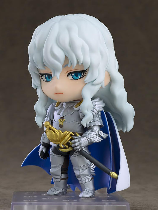 Good Smile Griffith Nendoroid side view ideal for diorama lighting and drama.