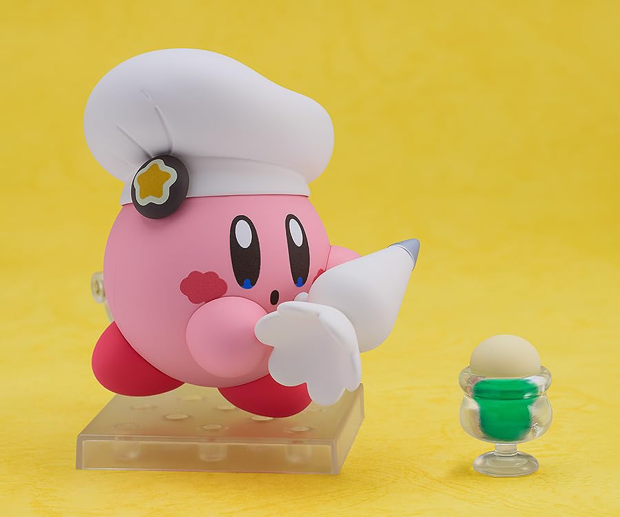Good Smile Kirby Cafe Ver. chef hat for playful kitchen scene setups.