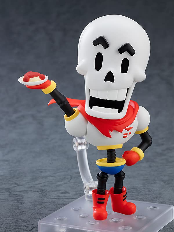 Swappable eyebrow parts widen Papyrus expression possibilities during display.