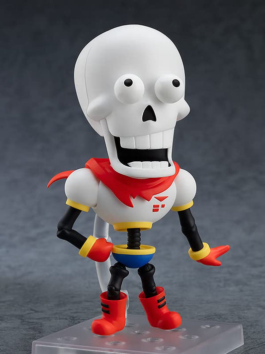 Papyrus Nendoroid with spaghetti accessory enables playful display options.
