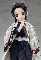 Good Smile Shinobu Kocho close-up highlighting Nichirin Blade hilt detail for collectors.
