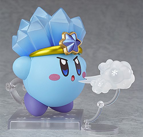 Good Smile Ice Kirby Nendoroid stand included for stable posing