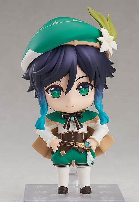 Good Smile Venti Nendoroid winking face plate for playful display.