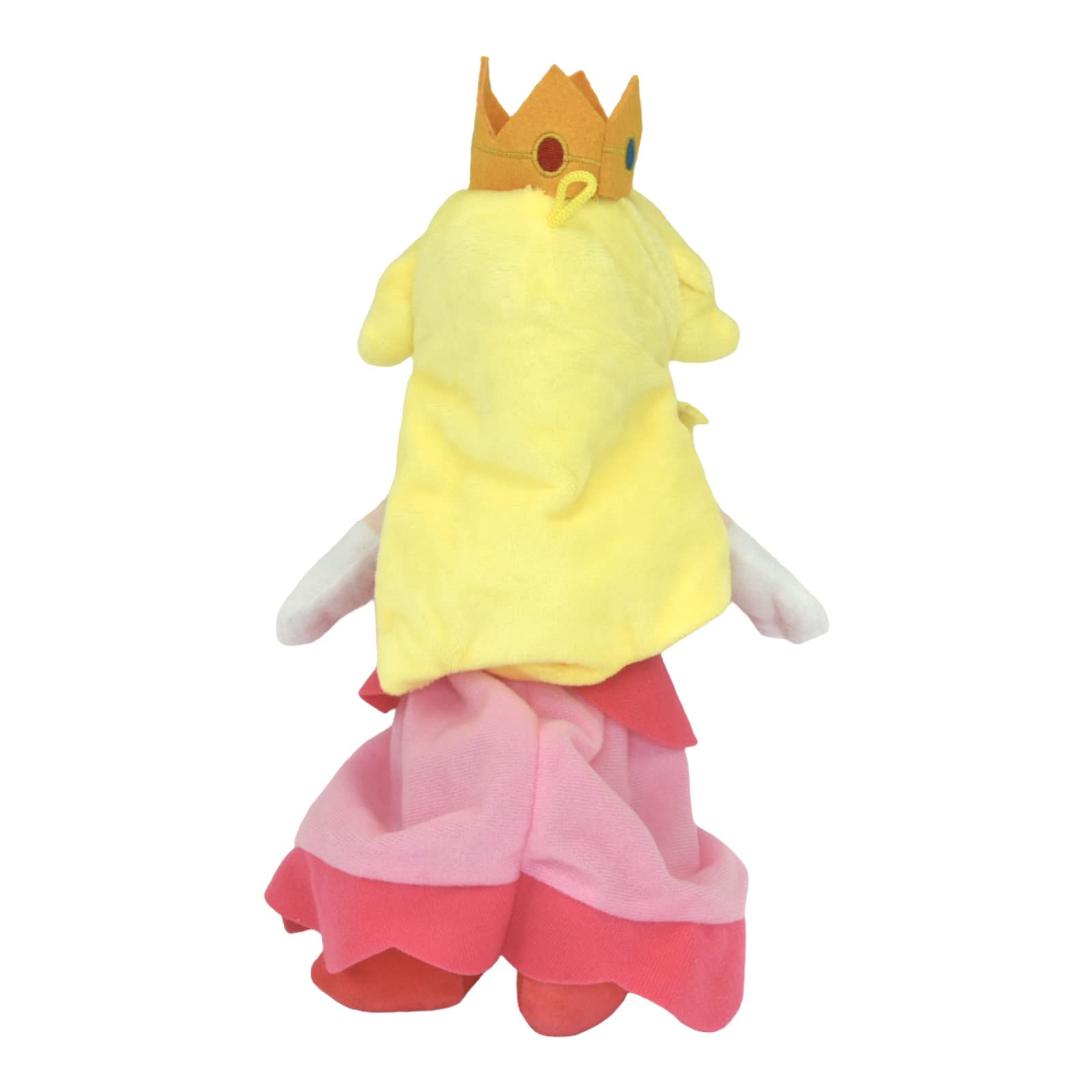 GOOD STUFF Mario Peach plush 12in close-up shows soft fabric and durable stitching.