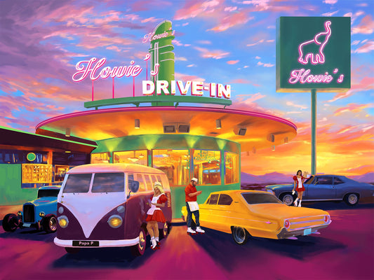 GoodDay Puzzles Howie's Drive-in cover art boosts memory recall and conversation.