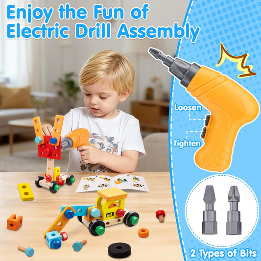 Goodfuns drill bits and colorful tools support hands-on learning