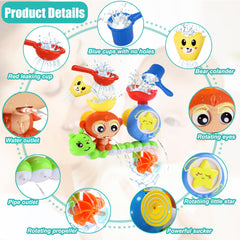 GOODLOGO bath toy cups for filling and pouring adventures