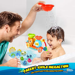 GOODLOGO fish trio to identify colors during bath fun
