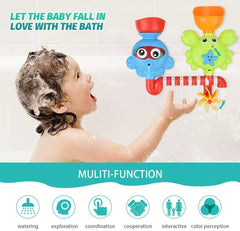 GOODLOGO bath toy pipe outlet enables fill-and-flow fun in baths.