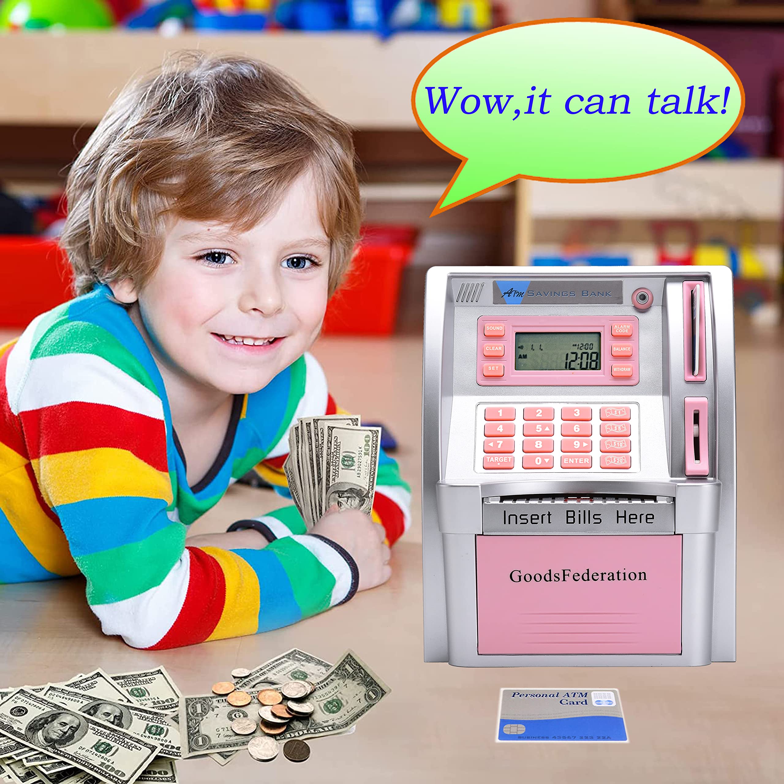 GoodsFederation coin-acceptance feature counts coins to track total balance