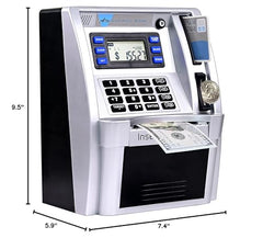 GoodsFederation Talking ATM Piggy Bank keypad LCD for access and feedback