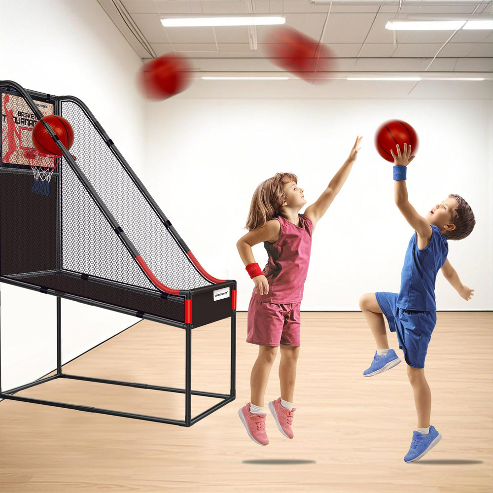 GOODLYSPORTS basketball arcade game with gift-ready packaging