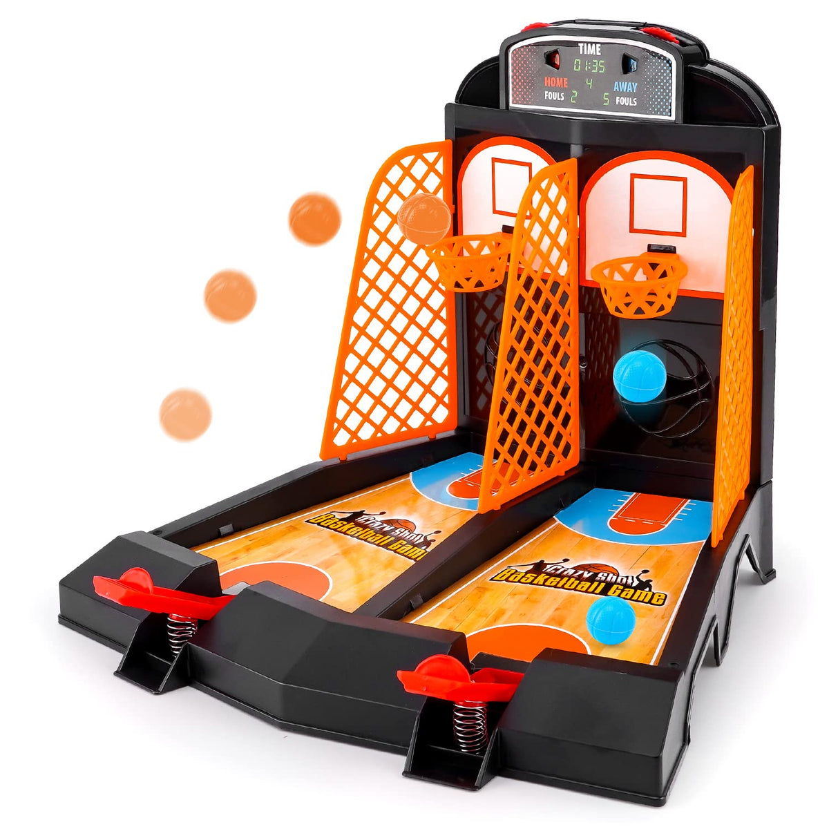 GOODLYSPORTS mini basketball court on desk for quick breaks and focus.
