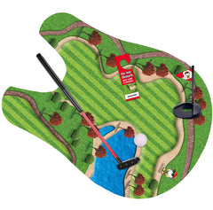 GOODLYSPORTS Hole-one target with flag for quick, humorous rounds at home.