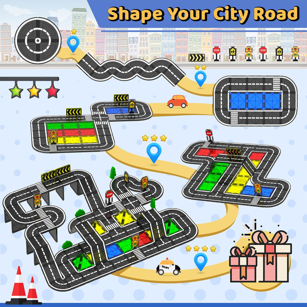 Goodtiles road set compatibility with major brands broadens play options
