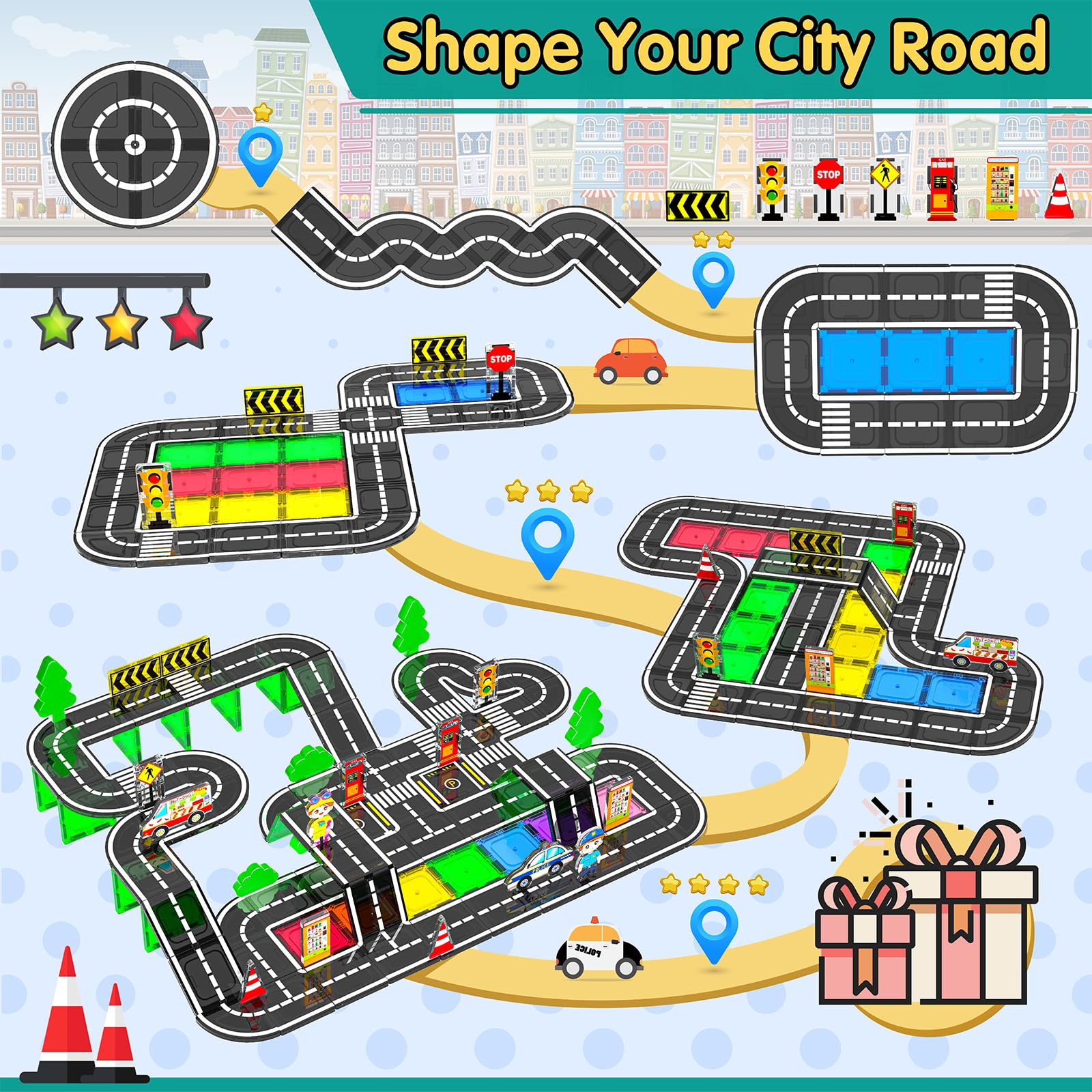 Goodtiles STEM learning through play—boosts problem solving and spatial skills.