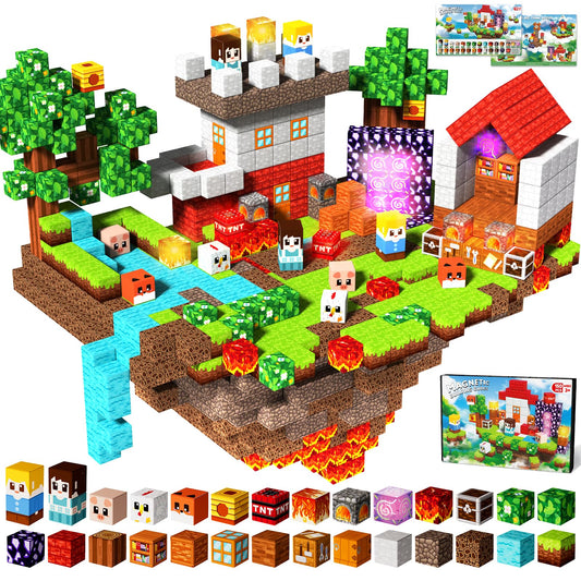 Goody King 150pcs magnetic blocks for assembly and imaginative play