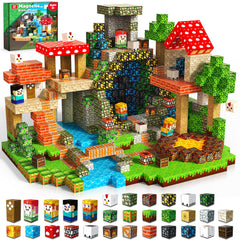 Goody King 200PCS blocks arranged into a tall tower to boost spatial awareness.